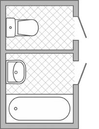 Смета на ремонт раздельного санузла